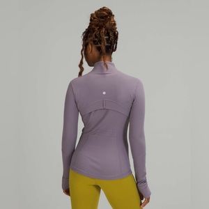 NWOT Lululemon Nulu Cropped Define Jacket Women Dark Lavender Size 12